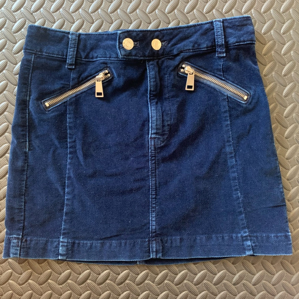OWN. Brand Womens Skirt, Size 2, Blue. Cotton Blend, High Quality Fashion - NEW!